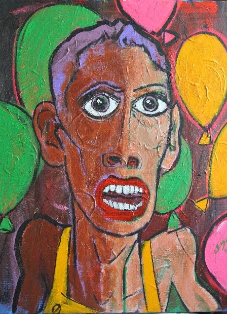 Ange plein de gaiet&eacute;, connaissez-vous l'angoisse? (Charles Baudelaire)  (81 cm / 65 cm)  2013